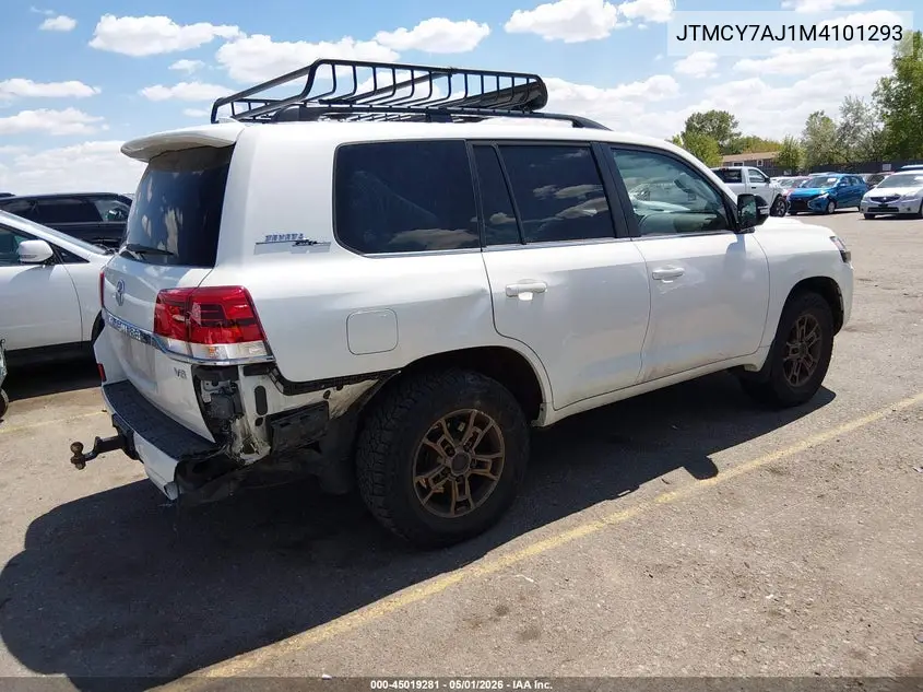 2021 Toyota Land Cruiser Heritage Edition VIN: JTMCY7AJ1M4101293 Lot: 45019281