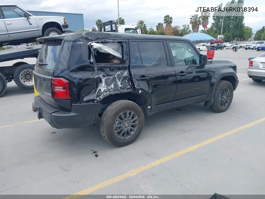 2024 Toyota Land Cruiser 1958 VIN: JTEABFAJ6RK018394 Lot: 45023428