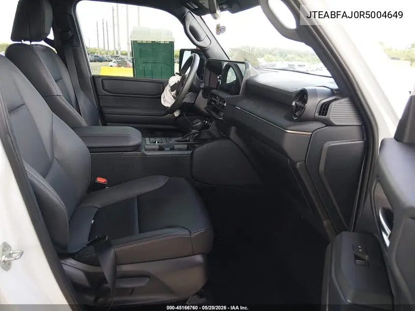 2024 Toyota Land Cruiser VIN: JTEABFAJ0R5004649 Lot: 45166760