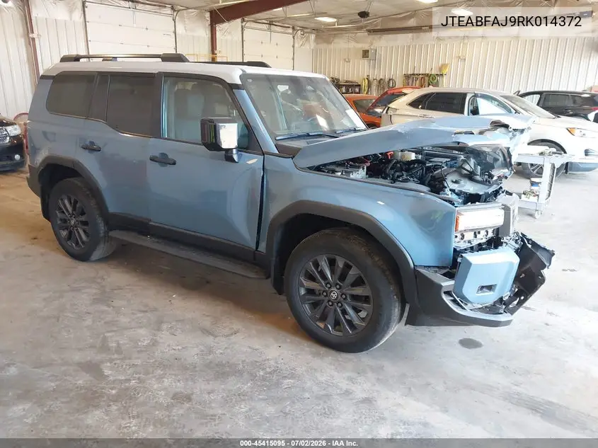 2024 Toyota Land Cruiser VIN: JTEABFAJ9RK014372 Lot: 45415095