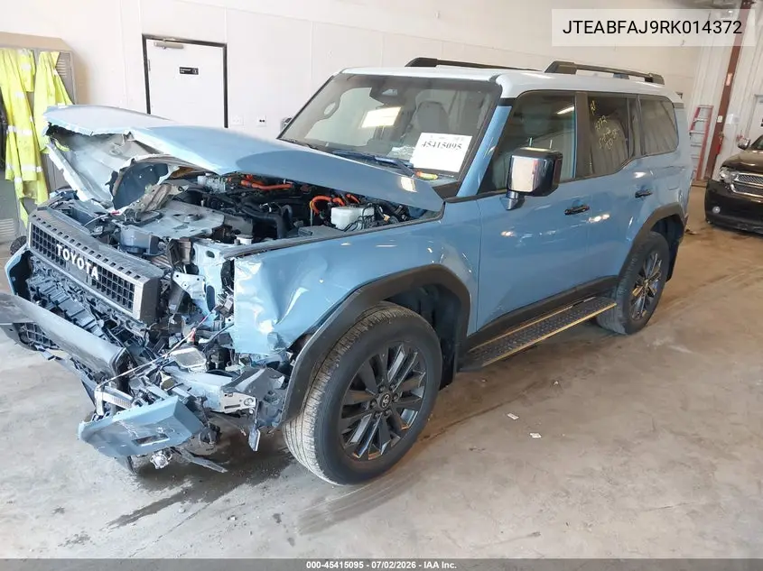 2024 Toyota Land Cruiser VIN: JTEABFAJ9RK014372 Lot: 45415095