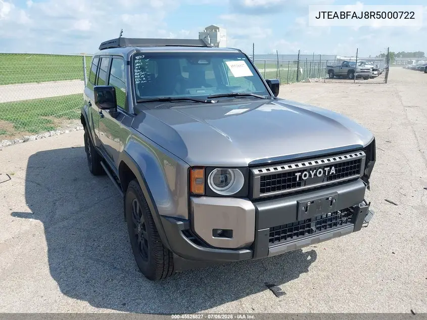 2024 Toyota Land Cruiser First Edition VIN: JTEABFAJ8R5000722 Lot: 45526827