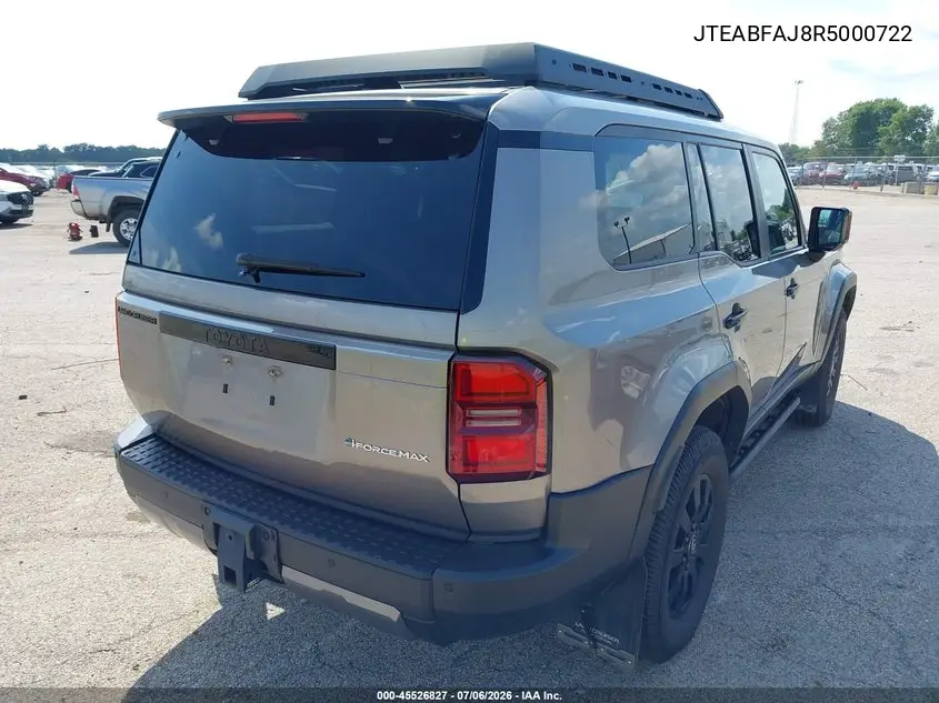 2024 Toyota Land Cruiser First Edition VIN: JTEABFAJ8R5000722 Lot: 45526827