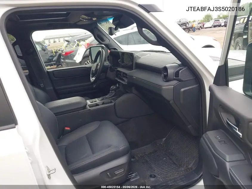 2025 Toyota Land Cruiser VIN: JTEABFAJ3S5020186 Lot: 45025154