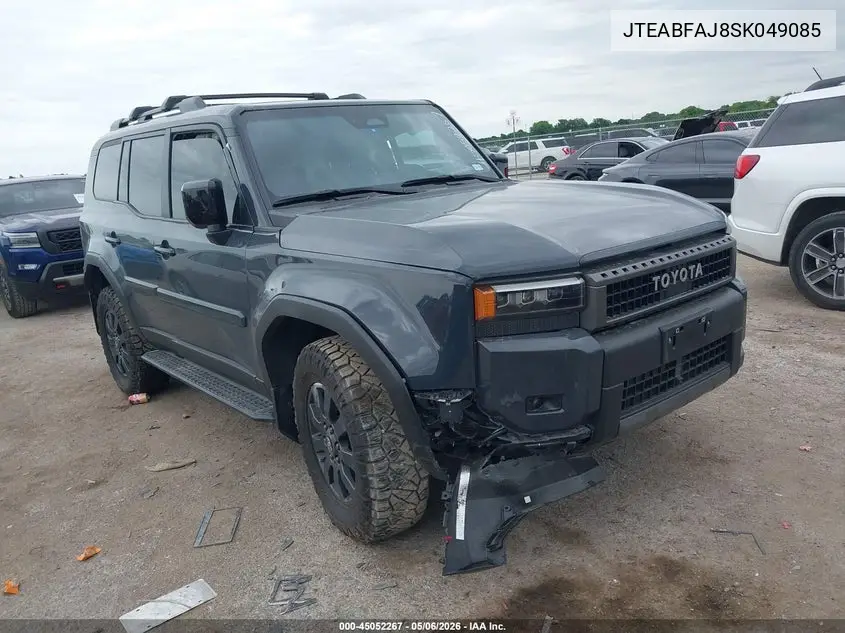2025 Toyota Land Cruiser VIN: JTEABFAJ8SK049085 Lot: 45052267