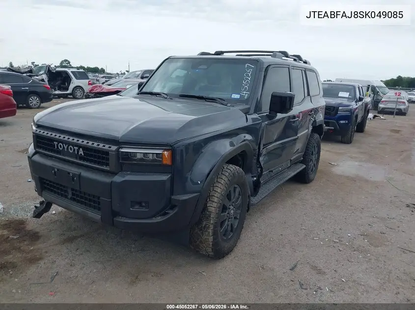 2025 Toyota Land Cruiser VIN: JTEABFAJ8SK049085 Lot: 45052267