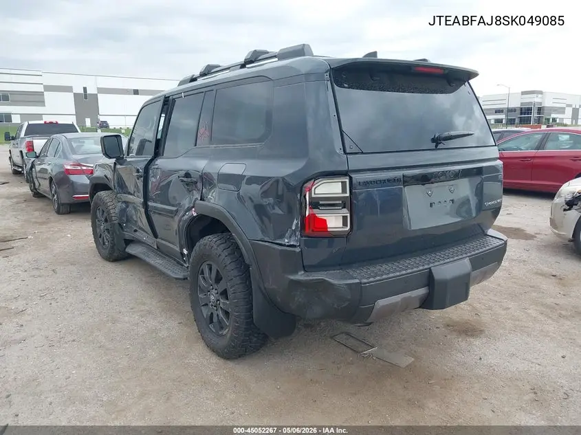 2025 Toyota Land Cruiser VIN: JTEABFAJ8SK049085 Lot: 45052267