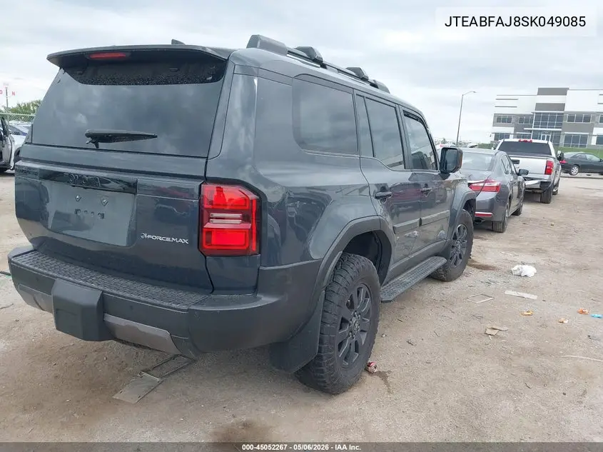 2025 Toyota Land Cruiser VIN: JTEABFAJ8SK049085 Lot: 45052267