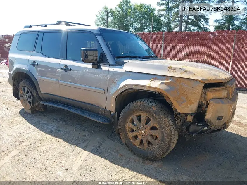 2025 Toyota Land Cruiser VIN: JTEABFAJ7SK048204 Lot: 45076199