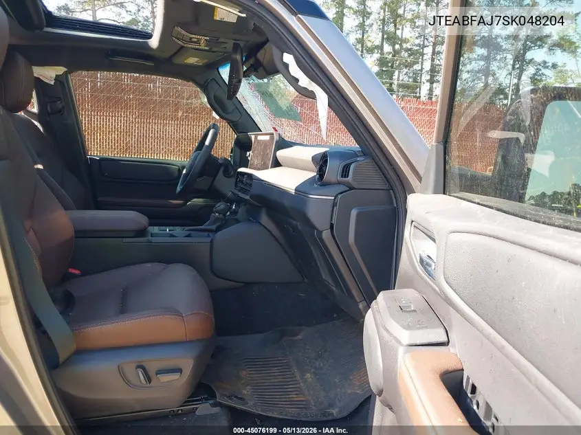 2025 Toyota Land Cruiser VIN: JTEABFAJ7SK048204 Lot: 45076199
