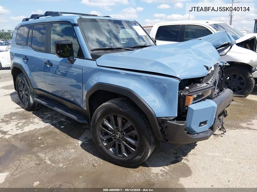 2025 Toyota Land Cruiser VIN: JTEABFAJ5SK040134 Lot: 45095911
