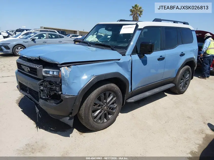 2025 Toyota Land Cruiser VIN: JTEABFAJXSK026813 Lot: 45410963