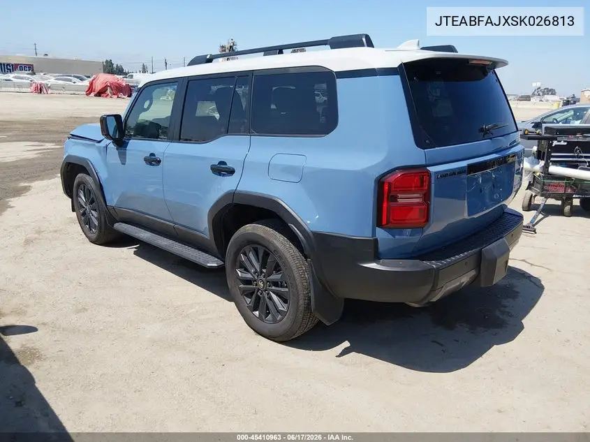 2025 Toyota Land Cruiser VIN: JTEABFAJXSK026813 Lot: 45410963