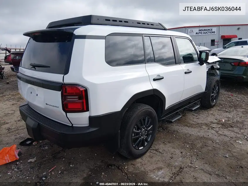 2025 Toyota Land Cruiser 1958 VIN: JTEABFAJ6SK036044 Lot: 45447031