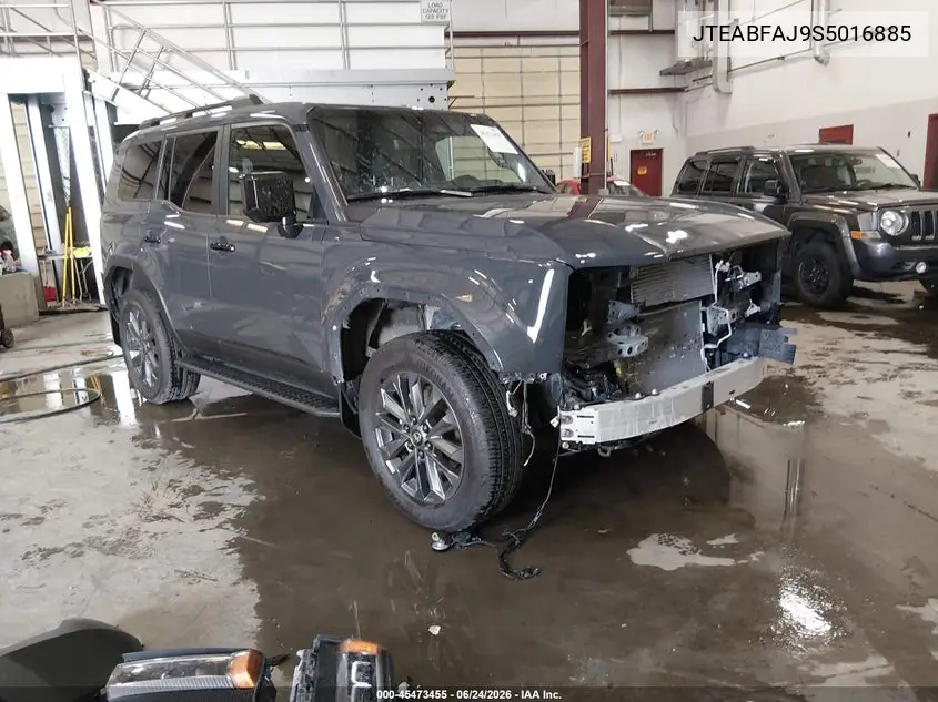 2025 Toyota Land Cruiser VIN: JTEABFAJ9S5016885 Lot: 45473455