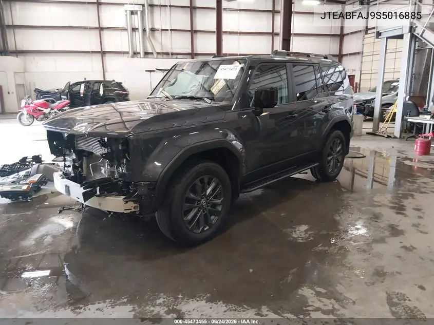 2025 Toyota Land Cruiser VIN: JTEABFAJ9S5016885 Lot: 45473455