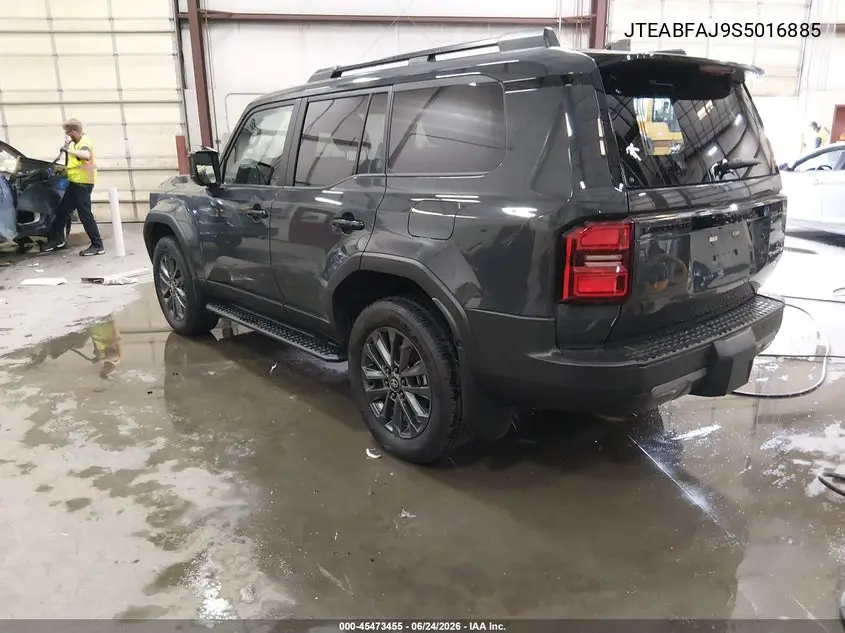 2025 Toyota Land Cruiser VIN: JTEABFAJ9S5016885 Lot: 45473455