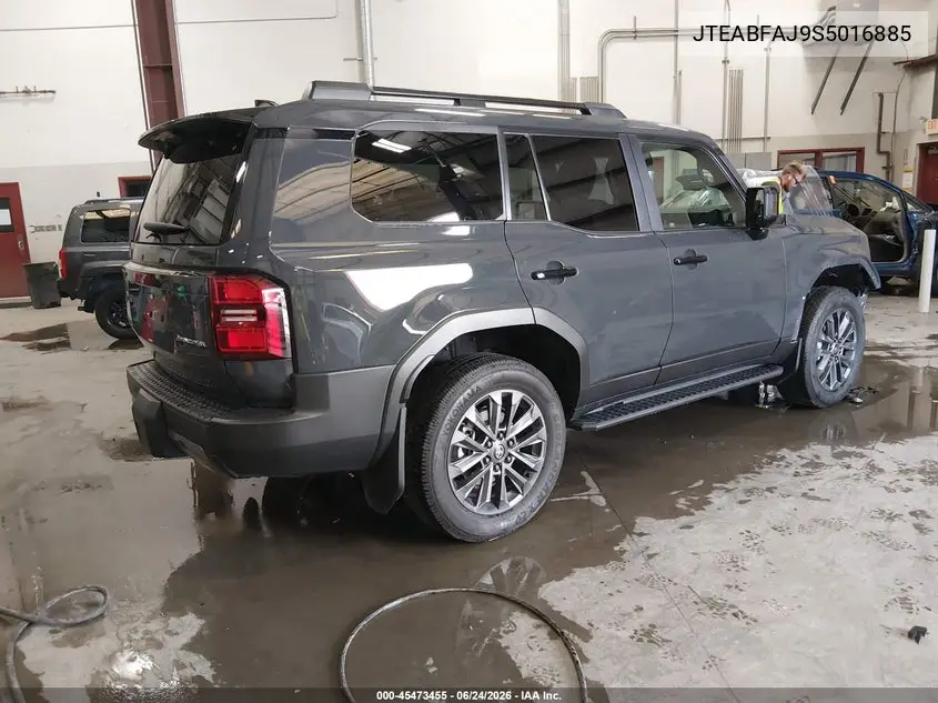 2025 Toyota Land Cruiser VIN: JTEABFAJ9S5016885 Lot: 45473455