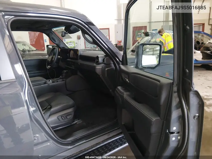 2025 Toyota Land Cruiser VIN: JTEABFAJ9S5016885 Lot: 45473455