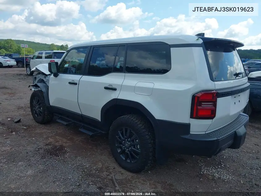 2025 Toyota Land Cruiser 1958 VIN: JTEABFAJ3SK019623 Lot: 45532376
