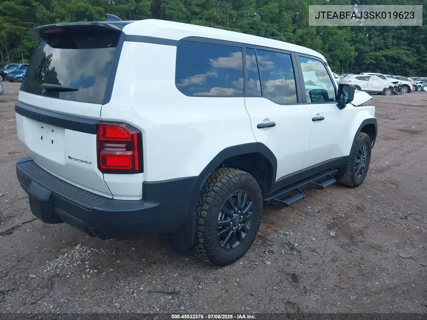 2025 Toyota Land Cruiser 1958 VIN: JTEABFAJ3SK019623 Lot: 45532376