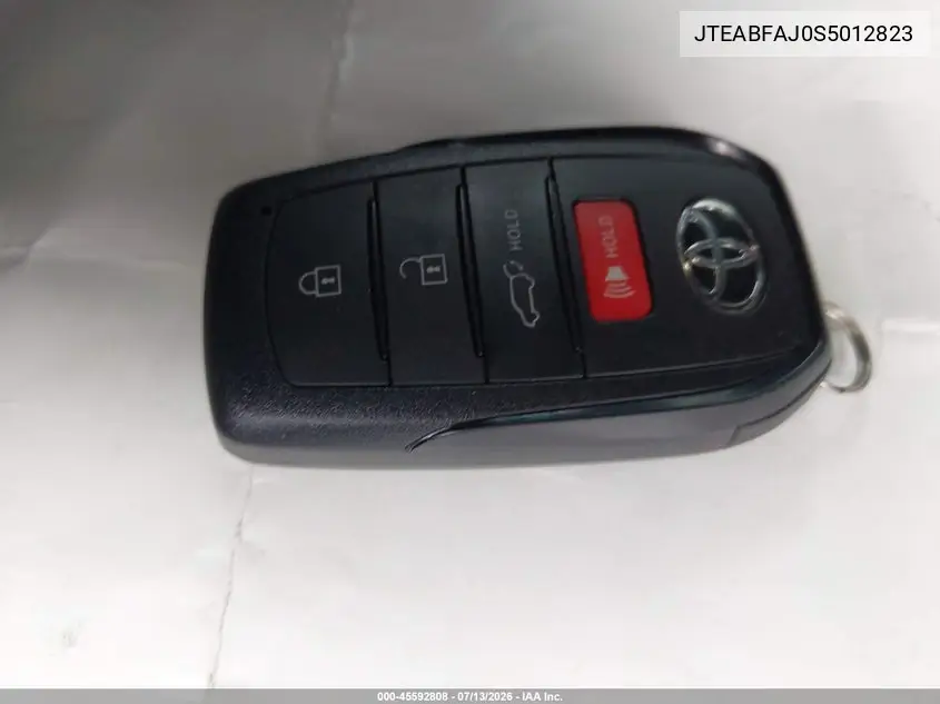 2025 Toyota Land Cruiser VIN: JTEABFAJ0S5012823 Lot: 45592808