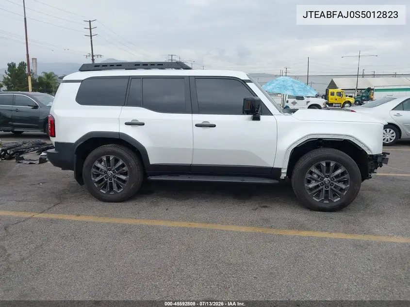 2025 Toyota Land Cruiser VIN: JTEABFAJ0S5012823 Lot: 45592808