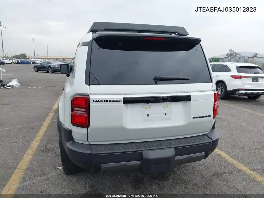 2025 Toyota Land Cruiser VIN: JTEABFAJ0S5012823 Lot: 45592808