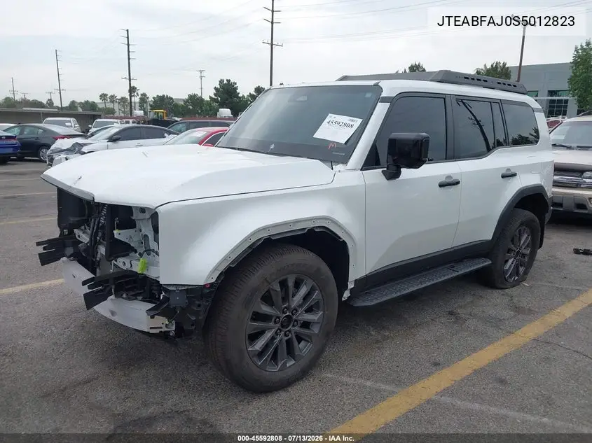 2025 Toyota Land Cruiser VIN: JTEABFAJ0S5012823 Lot: 45592808