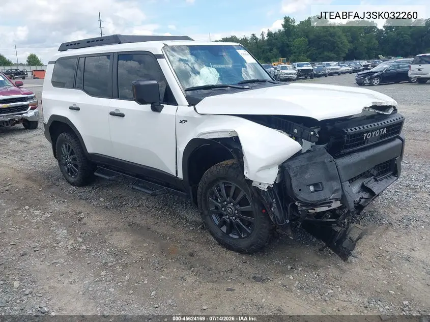 2025 Toyota Land Cruiser 1958 VIN: JTEABFAJ3SK032260 Lot: 45624169
