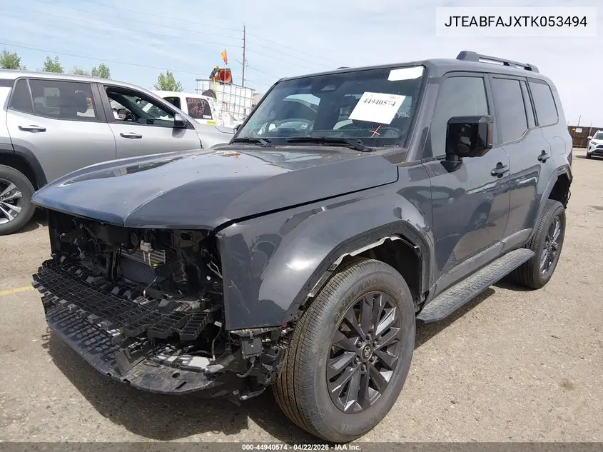 2026 Toyota Land Cruiser VIN: JTEABFAJXTK053494 Lot: 44940574