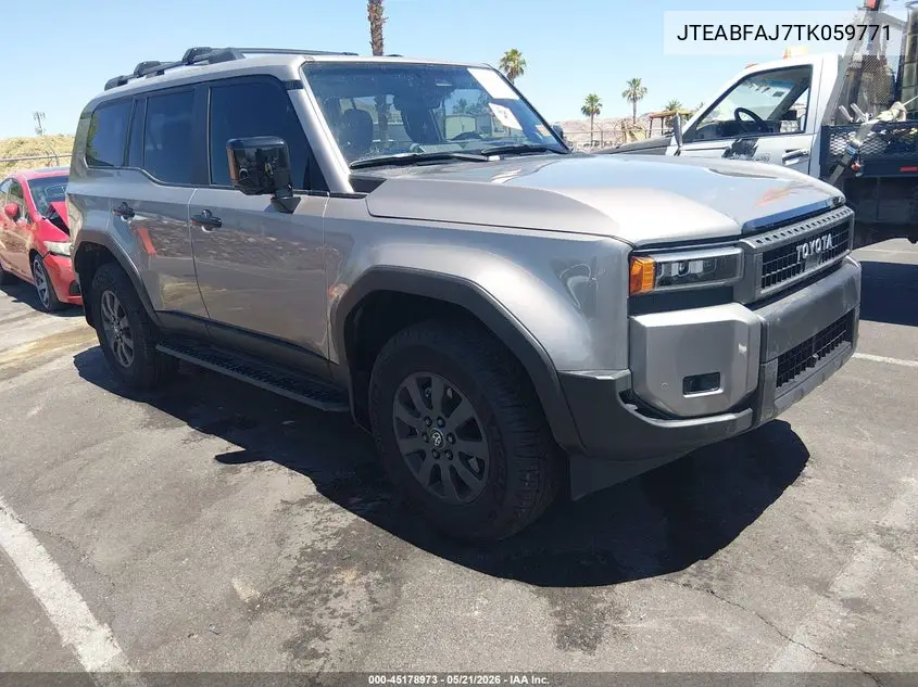 2026 Toyota Land Cruiser VIN: JTEABFAJ7TK059771 Lot: 45178973