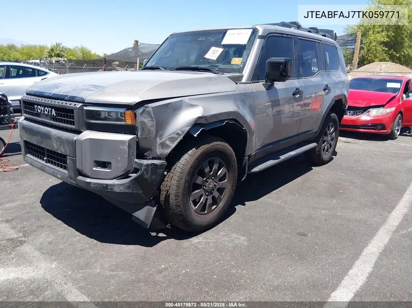 2026 Toyota Land Cruiser VIN: JTEABFAJ7TK059771 Lot: 45178973