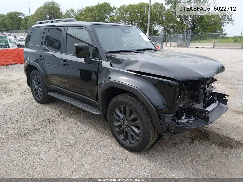 2026 Toyota Land Cruiser VIN: JTEABFAJ6T5022712 Lot: 45238240