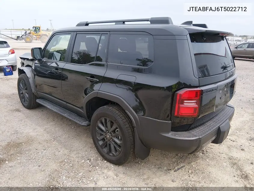2026 Toyota Land Cruiser VIN: JTEABFAJ6T5022712 Lot: 45238240