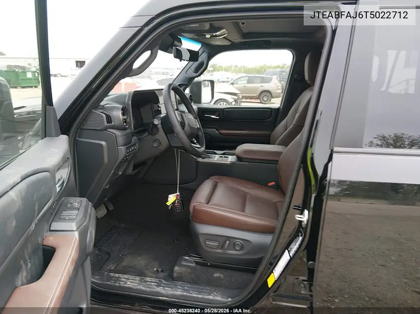 2026 Toyota Land Cruiser VIN: JTEABFAJ6T5022712 Lot: 45238240