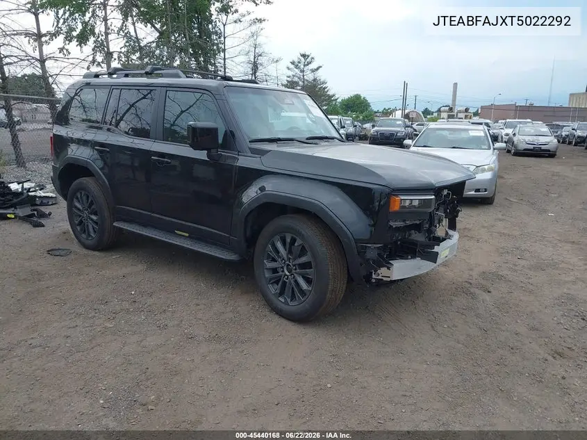 2026 Toyota Land Cruiser VIN: JTEABFAJXT5022292 Lot: 45440168
