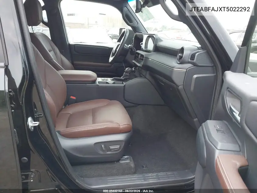 2026 Toyota Land Cruiser VIN: JTEABFAJXT5022292 Lot: 45440168