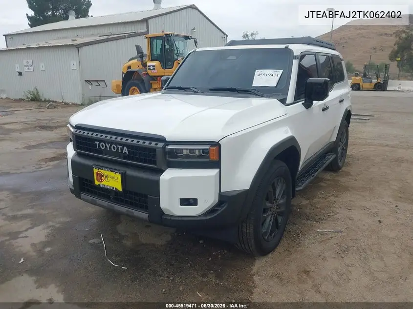 2026 Toyota Land Cruiser VIN: JTEABFAJ2TK062402 Lot: 45519471