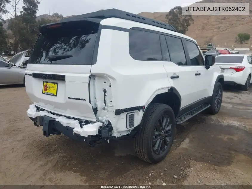 2026 Toyota Land Cruiser VIN: JTEABFAJ2TK062402 Lot: 45519471