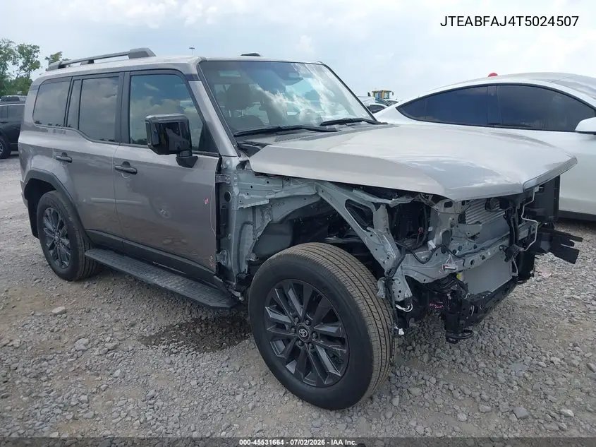 2026 Toyota Land Cruiser VIN: JTEABFAJ4T5024507 Lot: 45531664