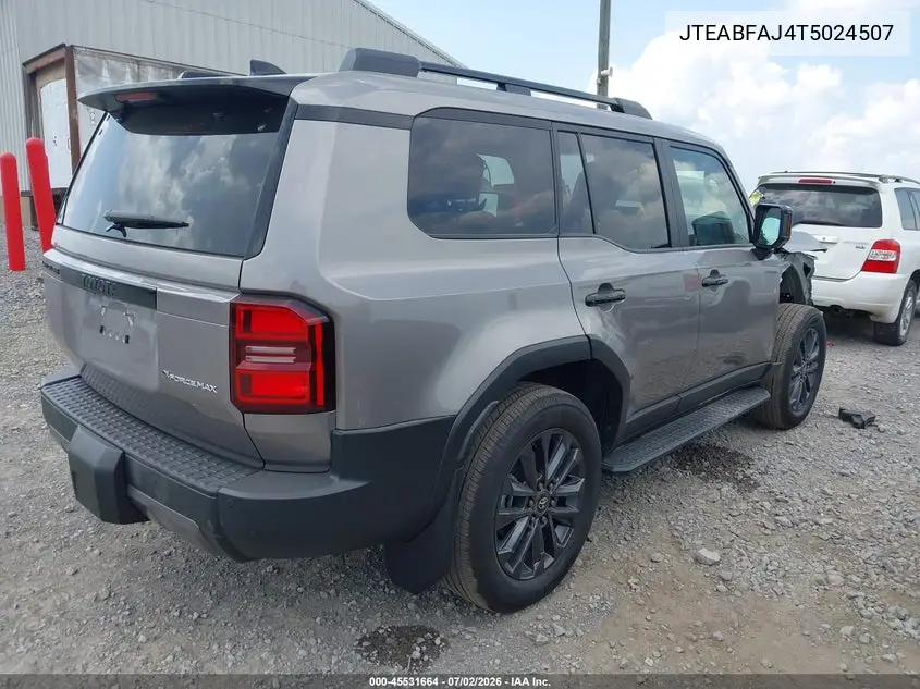 2026 Toyota Land Cruiser VIN: JTEABFAJ4T5024507 Lot: 45531664