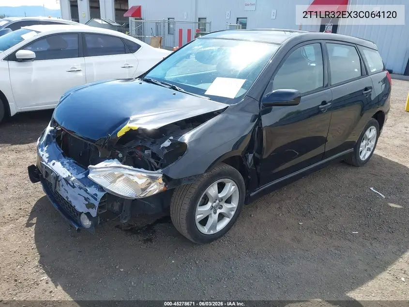 2003 Toyota Matrix Xr VIN: 2T1LR32EX3C064120 Lot: 45278671