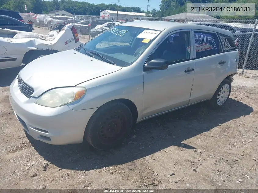 2004 Toyota Matrix Standard VIN: 2T1KR32E44C186131 Lot: 45411058