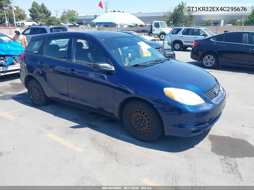 2004 Toyota Matrix Standard VIN: 2T1KR32EX4C295676 Lot: 45419420