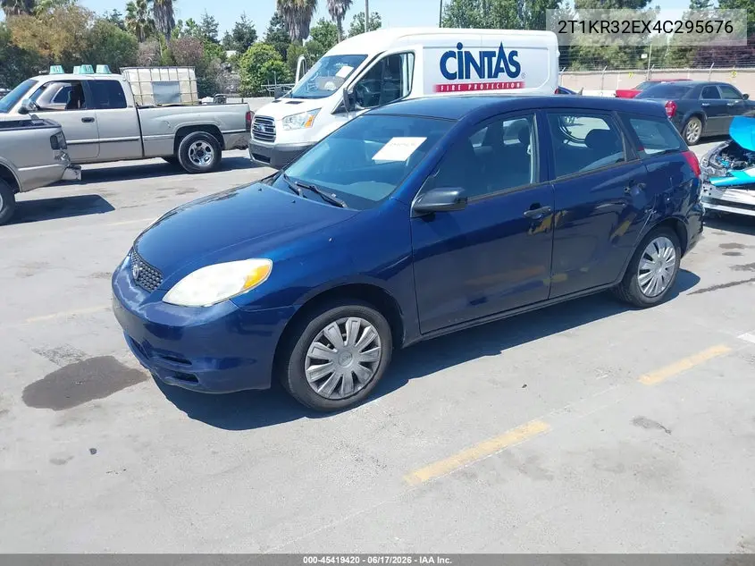 2004 Toyota Matrix Standard VIN: 2T1KR32EX4C295676 Lot: 45419420