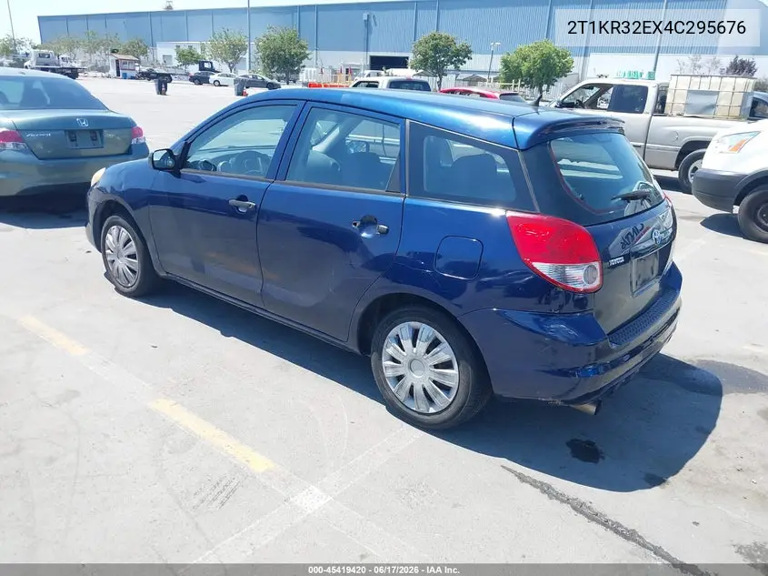 2004 Toyota Matrix Standard VIN: 2T1KR32EX4C295676 Lot: 45419420