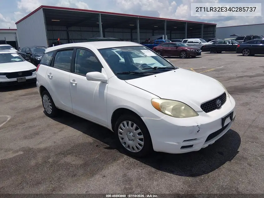 2004 Toyota Matrix Xr VIN: 2T1LR32E34C285737 Lot: 45593868