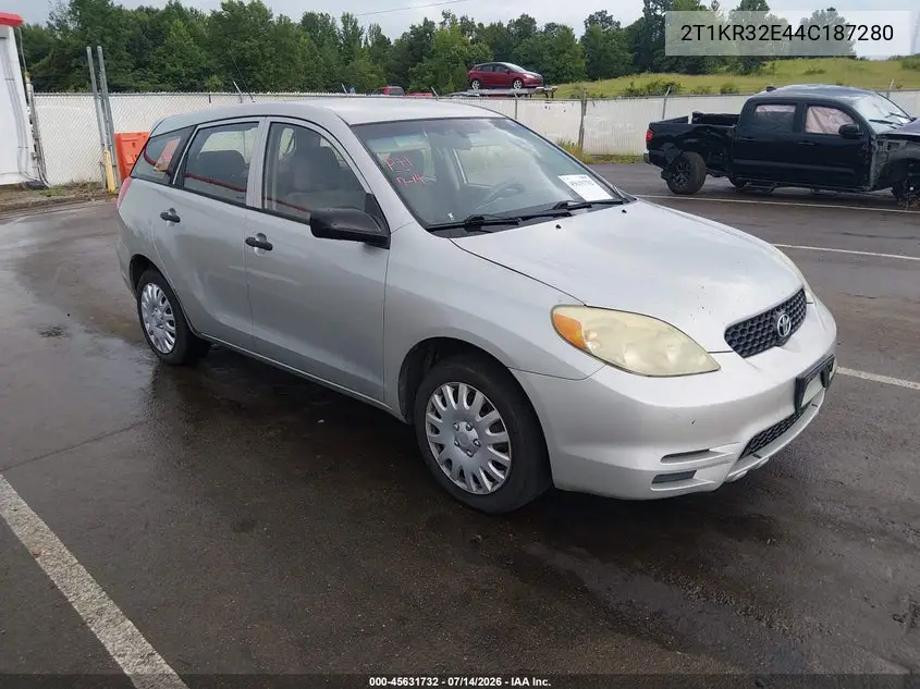 2T1KR32E44C187280 2004 Toyota Matrix Standard