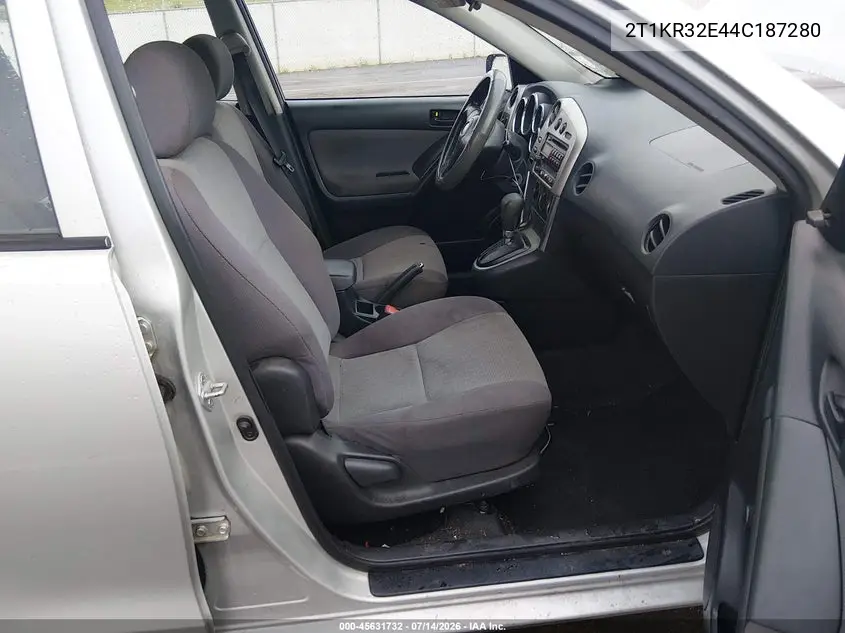 2T1KR32E44C187280 2004 Toyota Matrix Standard